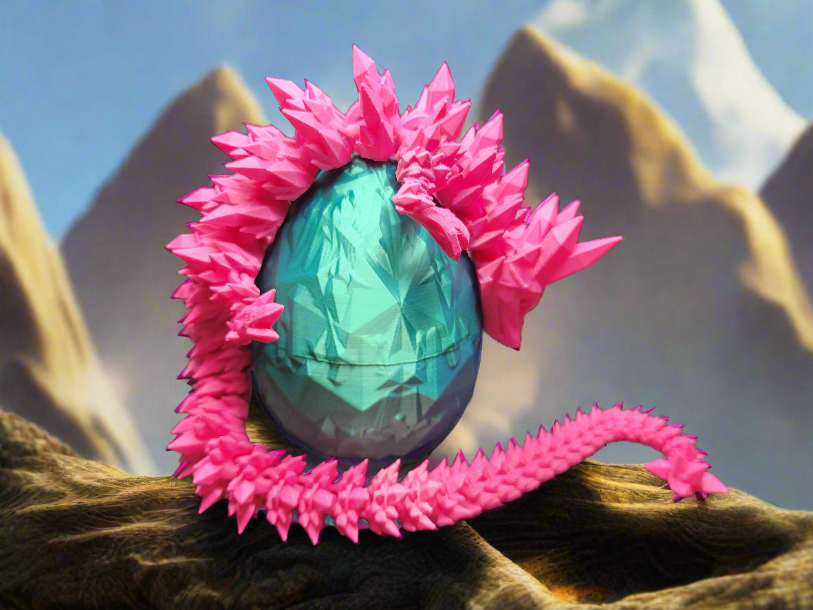 Magenta Crystal Dragon